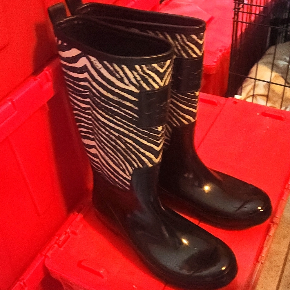 BNWT Coach rainboots